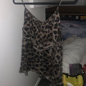 Rebecca Taylor Size 4 Leopard top